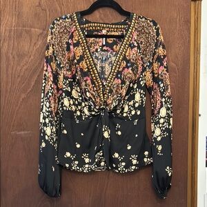 Free People Floral Top